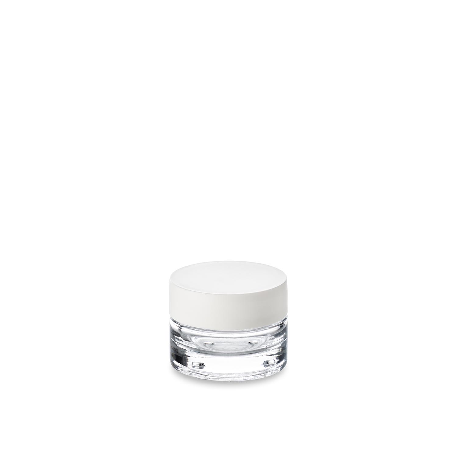 08.1__pot-cla15_co-pp40_pot_verre_15ml_et_couvercle_pp_40_400_-_Embalforme 15 ml GCMI 41/400 jar or cosmetic sample and lid