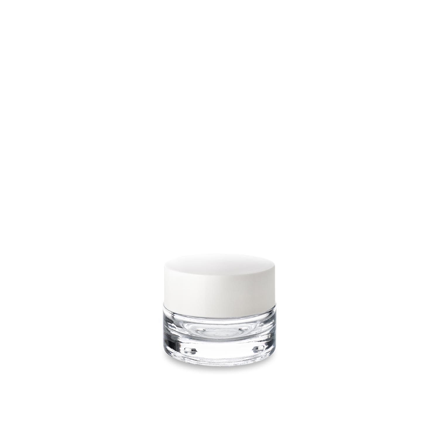 08.3_pot-cla15_cp-thh40_-_pot_verre_15_ml_et_couvercle_thermodur_haut_40-400 15 ml GCMI 41/400 jar and high lid white thermoset