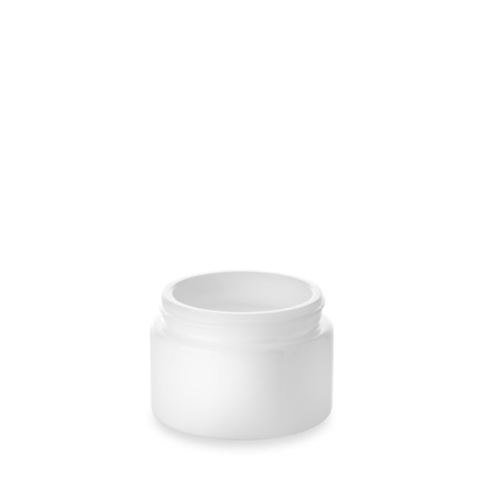 Opale glass cosmetic jar 50 ml GCMI 58/400 from Embalforme.