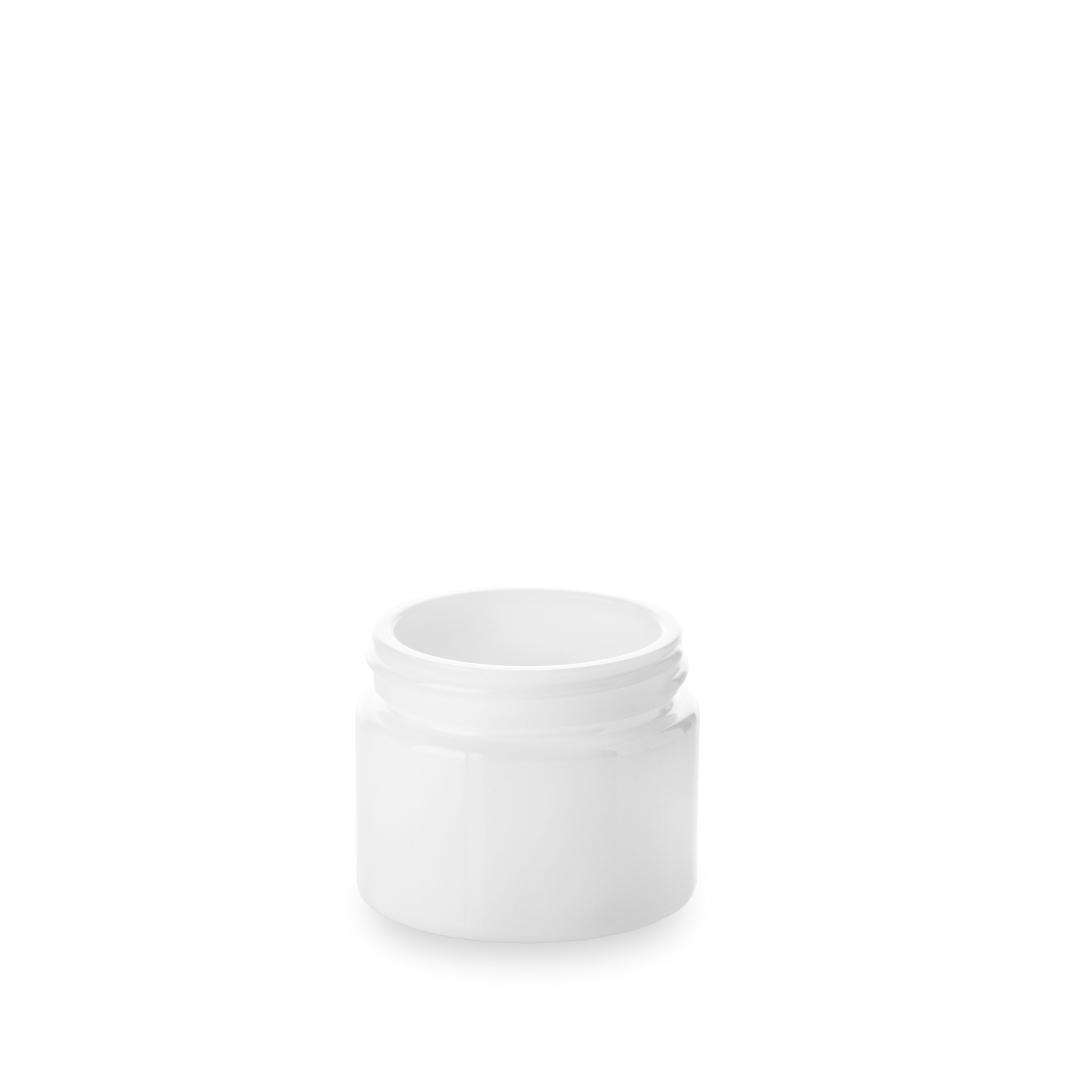 Cosmetic jar opal glass 30 ml GCMI 50/400