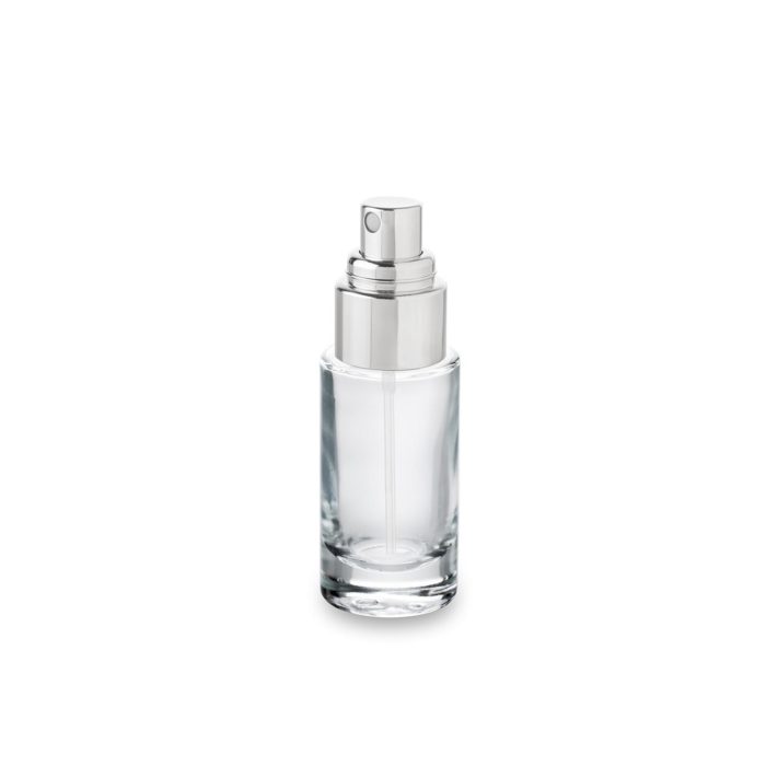 Premium glass cosmetic jar 30 ml with metal cap sprayer