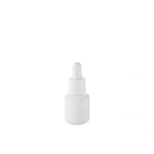 Opale 15 ml Europa 5 bottle with white thermoset dropper