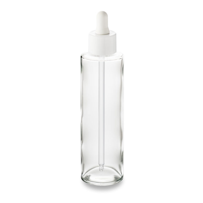 Large white dropper with 100 ml bottle ring GCMI 18/415