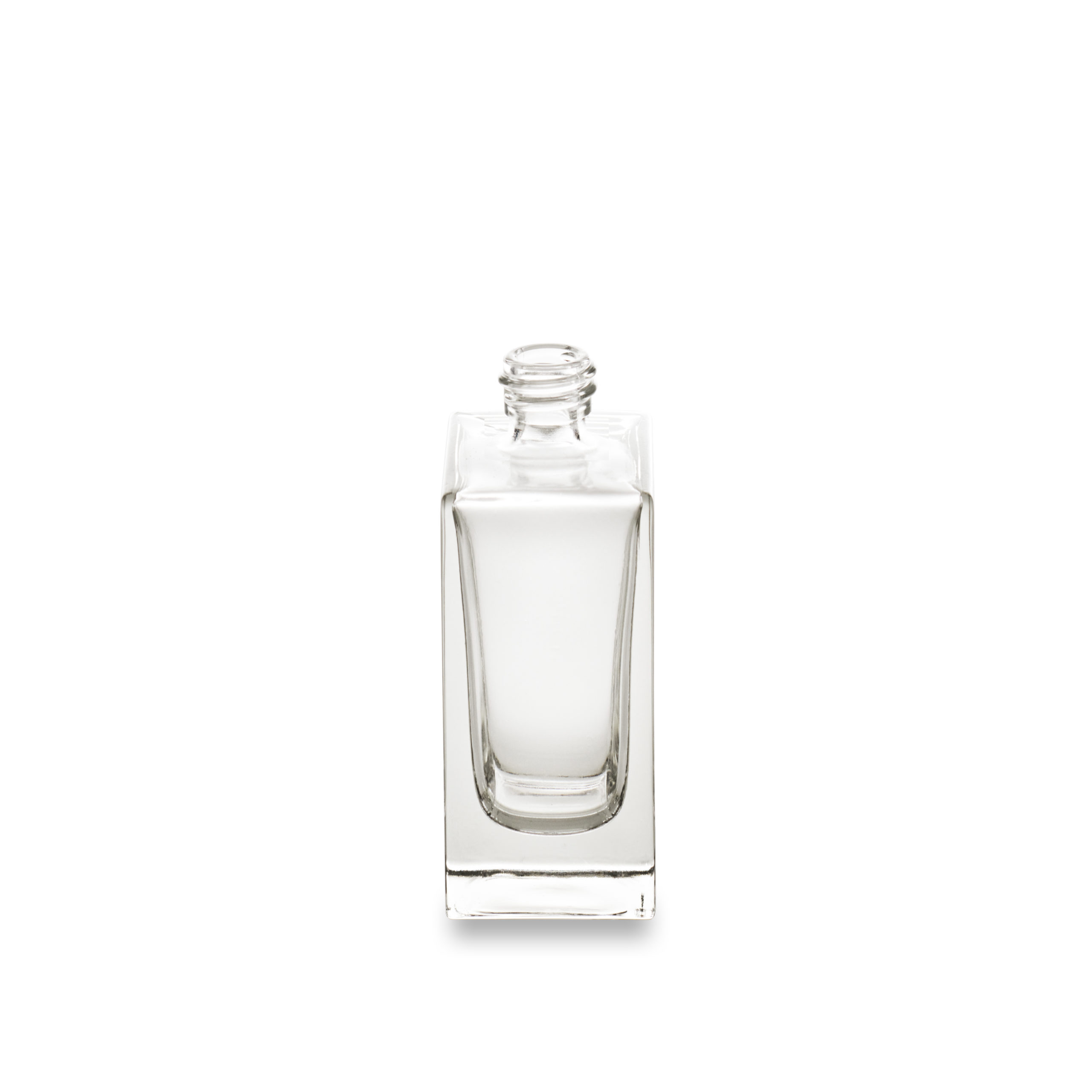 Vénus square glass bottle in 50 ml with a ring 18/415