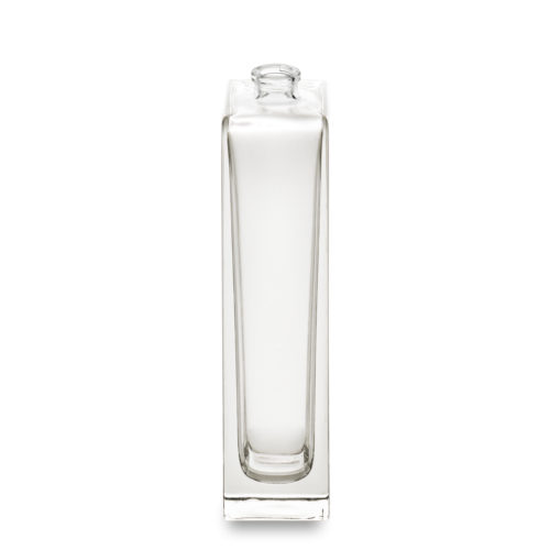Square glass perfume bottle Vénus by Embalforme in 100 ml crimping ring