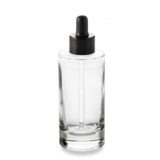 Ultra accurate black dropper with 100 ml bottle GCMI 24/410 ring