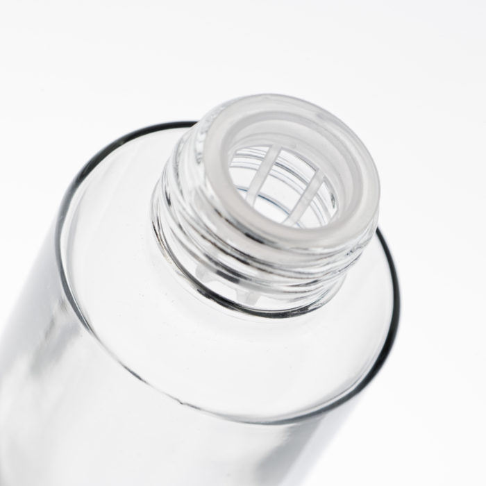 Wringer for dropper on glass bottle
