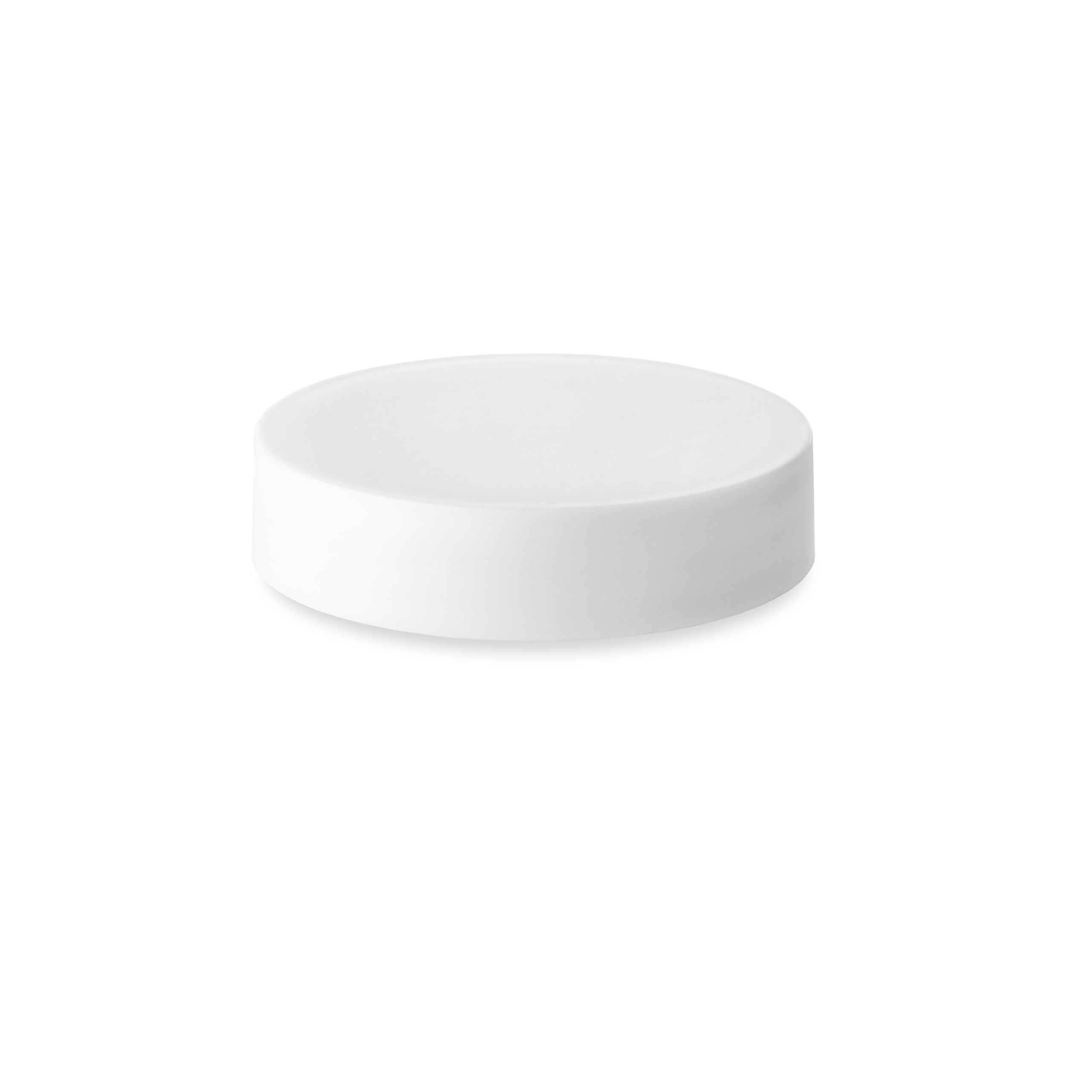 White 58/400 polypropylene lid from Embalforme