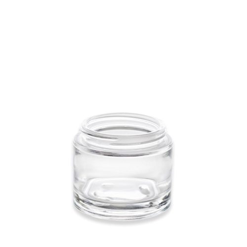 Cosmetic glass jar PCR 100 ml ring 60/400