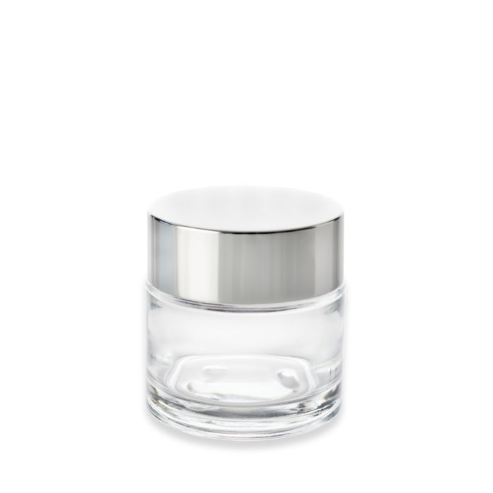 glass jar 100ml of Embalforme with aluminium lid