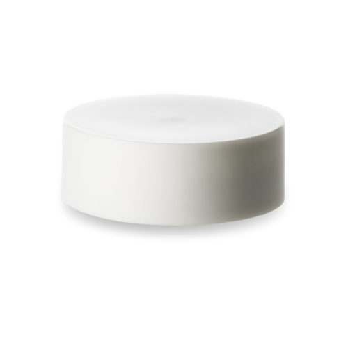 White polypropylene lid 60/400 for Premium glass cosmetic jar