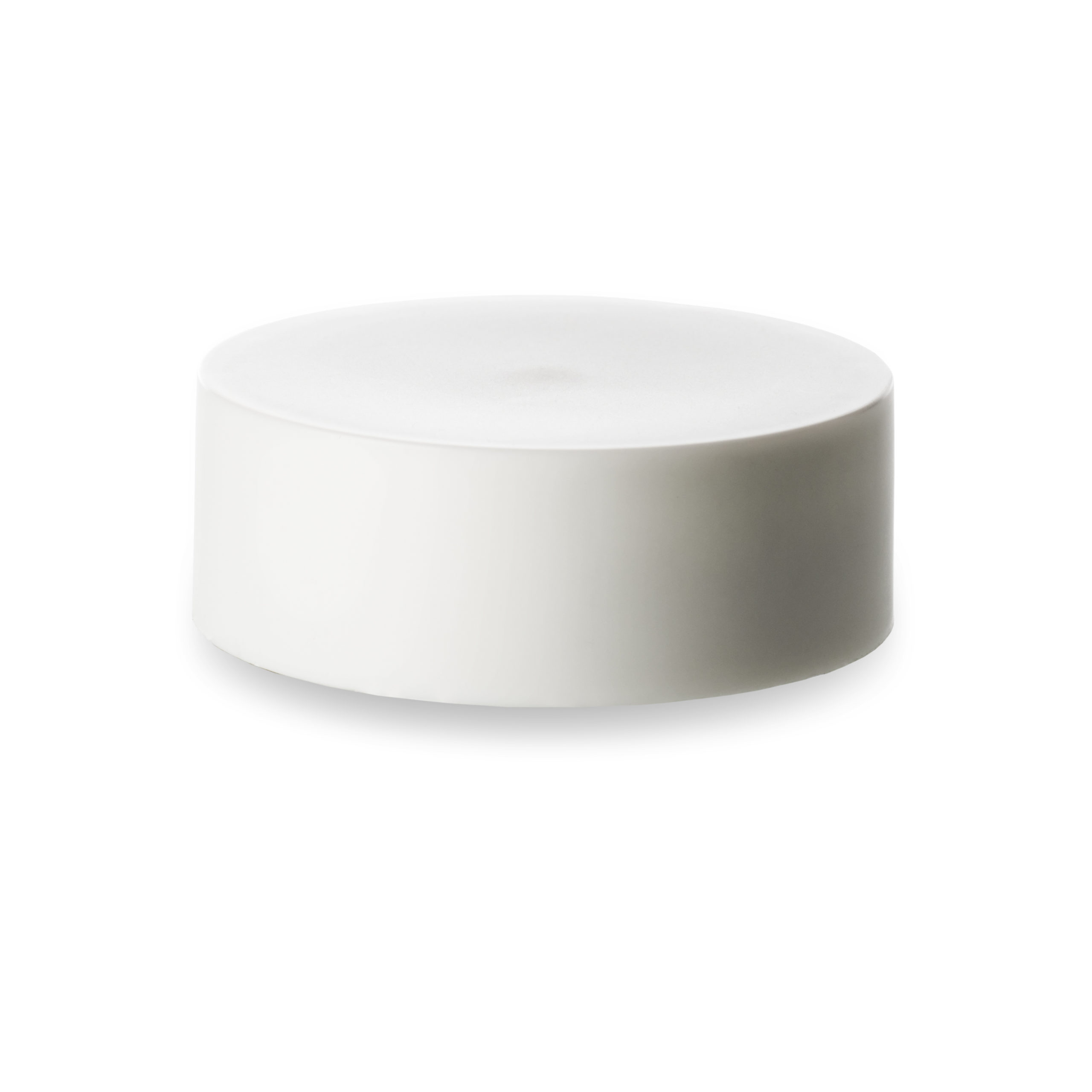 White polypropylene lid 60/400 for Premium glass cosmetic jar