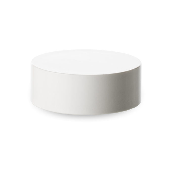 White urea lid for cosmetic jar ring 60/400