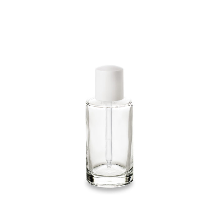 Choose the Orion bottle 50 ml GCMI 18/415 glass ring and its white screw cap