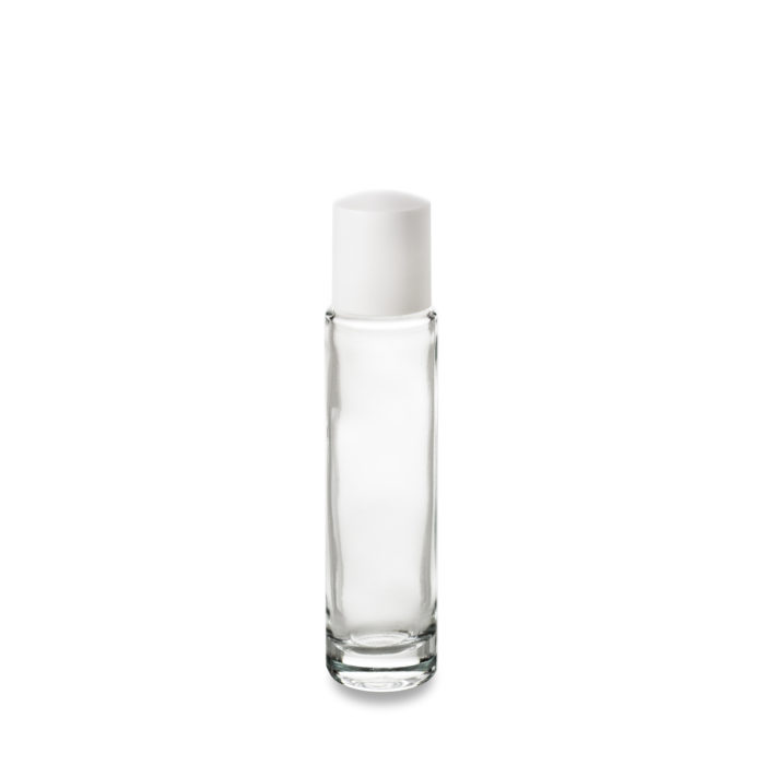 Choose the 30 ml Comète bottle from Embalforme and its high white urea cap.