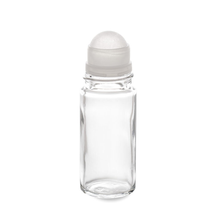 50 ml glass bottle with roll-on ball