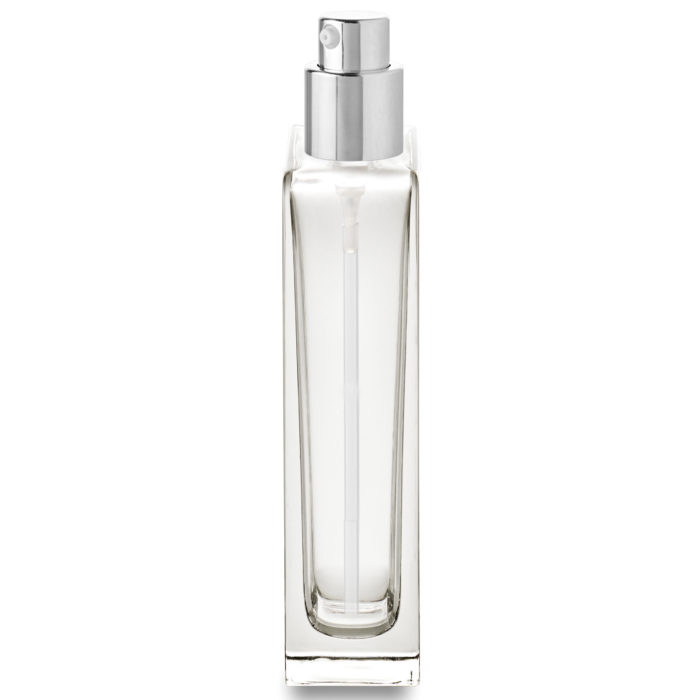 Vénus glass bottle 100 ml GCMI 18/415 and metal nozzle pump