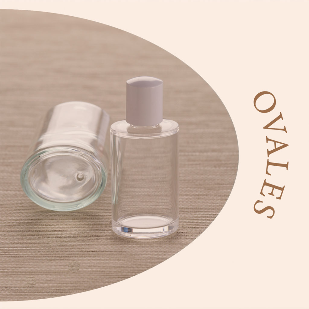 Oval glass packaging