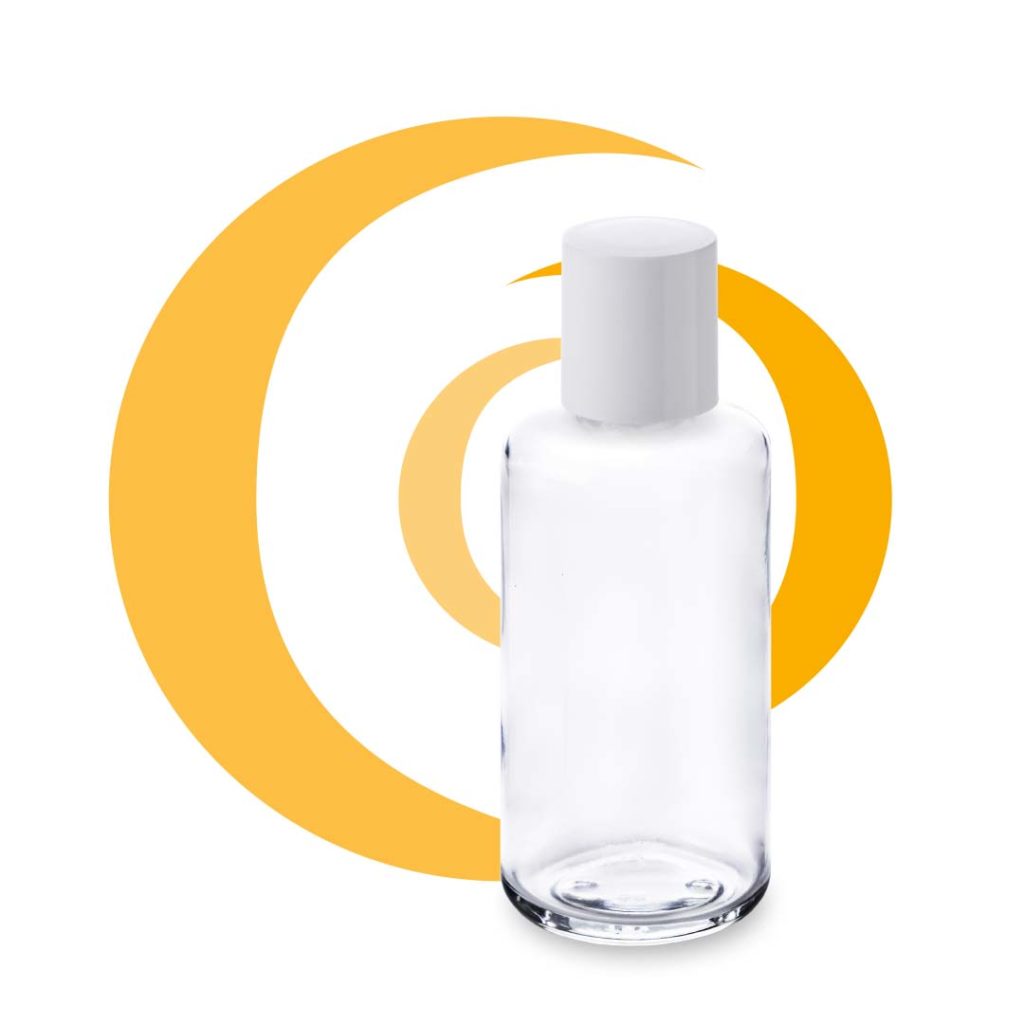 glass bottle for cosmetics