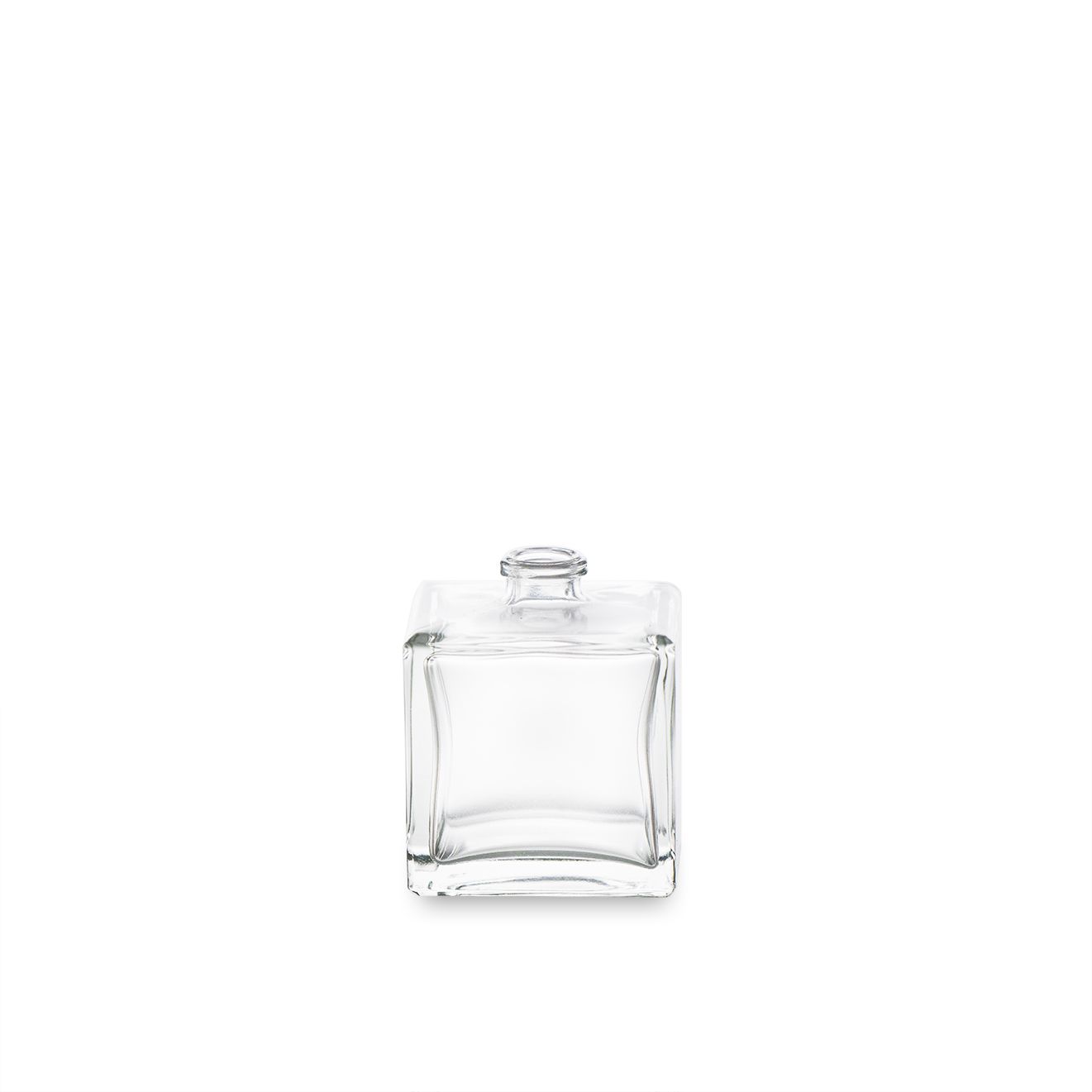 flacon parfumerie cube en verre 50ml